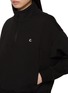  - CLOVE - Logo Embroidered Half Zip Sweatshirt