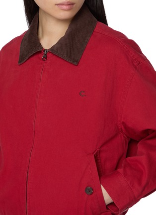  - CLOVE - Logo Embroidered Harrington Blouson Jacket