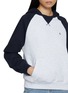  - CLOVE - Raglan Sleeve Cotton Blend Hoodie