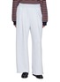 CLOVE Wide Leg Cotton Blend Sweatpants