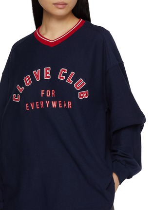  - CLOVE - Mesh Cotton Rugby Sweatshirt