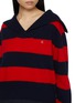  - CLOVE - Striped Sailor Collar Cashmere Wool Knit Sweater