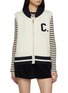 CLOVE Zip Up Wool Blend Knit Vest