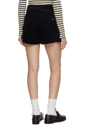 Back View - Click To Enlarge - CLOVE - Cotton Corduroy Shorts