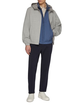 Figure View - Click To Enlarge - PAUL & SHARK - Reversible Wool Silk Jacket