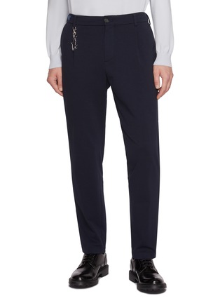 Main View - Click To Enlarge - PAUL & SHARK - Loro Piana Cotton Jersey Blend Chino Pants