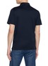 Back View - Click To Enlarge - PAUL & SHARK - Piqué Aqua Touch Cotton Polo Shirt