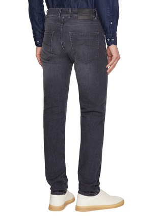Back View - Click To Enlarge - PAUL & SHARK - Rivet Cotton Denim Jeans