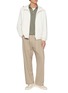 Figure View - Click To Enlarge - PAUL & SHARK - Hooded Reversible Typhoon Linen Jacket