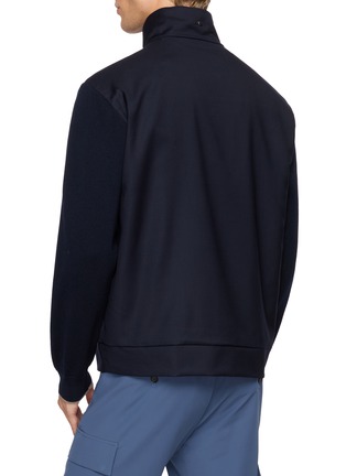 Back View - Click To Enlarge - PAUL & SHARK - Stand Collar Wool Blouson Jacket