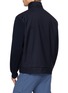 Back View - Click To Enlarge - PAUL & SHARK - Stand Collar Wool Blouson Jacket