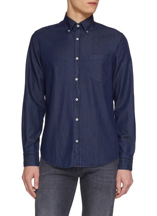 Main View - Click To Enlarge - PAUL & SHARK - Long Sleeve Cotton Shirt