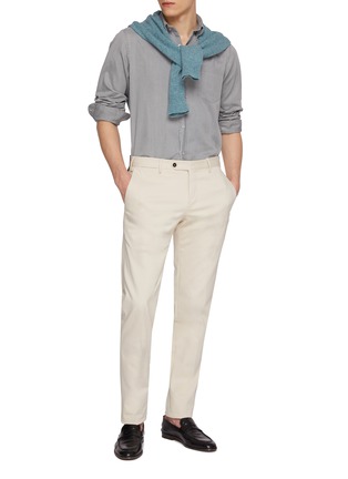 Figure View - Click To Enlarge - PAUL & SHARK - Long Sleeve Cotton Shirt