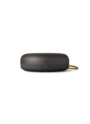 Back View - Click To Enlarge - BANG & OLUFSEN - Beosound A1 3rd Gen Waterproof Bluetooth Speaker — Warm Granite