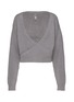 SKIMS Textured Knit Wrap Sweater