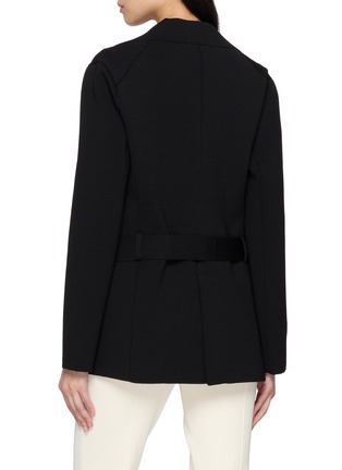 Back View - Click To Enlarge - THEORY - Relaxed Fit Compact Knit Blazer