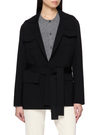 Main View - Click To Enlarge - THEORY - Relaxed Fit Compact Knit Blazer