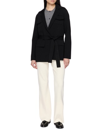 Figure View - Click To Enlarge - THEORY - Relaxed Fit Compact Knit Blazer