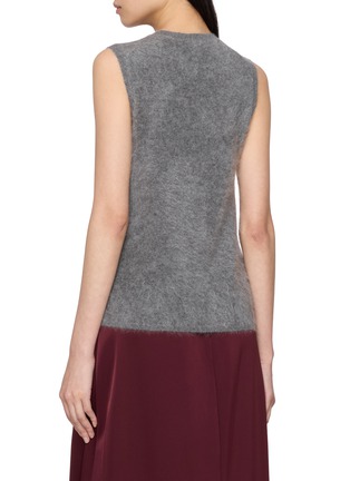 Back View - Click To Enlarge - THEORY - Sleeveless Brushed Cashmere Knit Top