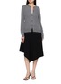 Figure View - Click To Enlarge - THEORY - Draped Panel Skirt