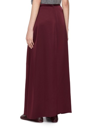 Back View - Click To Enlarge - THEORY - A-Line Satin Maxi Skirt