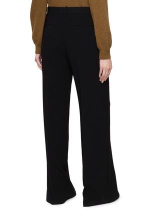 Back View - Click To Enlarge - THEORY - Fluid Flared Admiral Crepe Pants