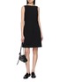 Figure View - Click To Enlarge - THEORY - Boat Neck Wool Blend Dress