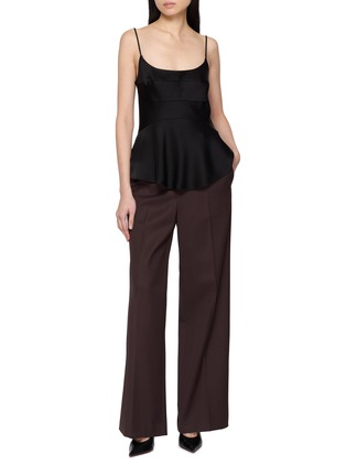 Figure View - Click To Enlarge - THEORY - Curve Cami Satin Top