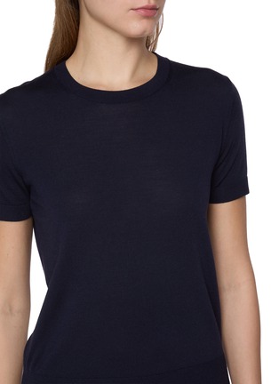  - THEORY - Crewneck Wool Knit T-Shirt