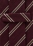 Detail View - Click To Enlarge - STEFANOBIGI MILANO - Striped Jacquard Silk Tie