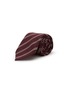 STEFANOBIGI MILANO Striped Jacquard Silk Tie