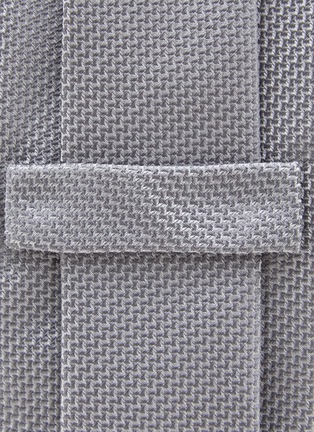 Detail View - Click To Enlarge - STEFANOBIGI MILANO - Solid Jacquard Silk Tie