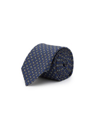Main View - Click To Enlarge - STEFANOBIGI MILANO - Micro Paisley Printed Silk Tie