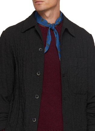 Figure View - Click To Enlarge - STEFANOBIGI MILANO - Cotton Triangle Scarf