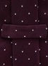 Detail View - Click To Enlarge - STEFANOBIGI MILANO - Pin Dot Granadine Silk Tie