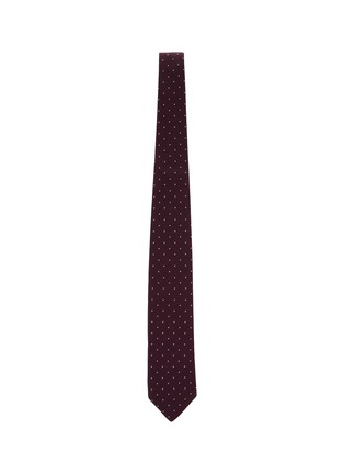 Figure View - Click To Enlarge - STEFANOBIGI MILANO - Pin Dot Granadine Silk Tie