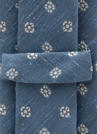 Detail View - Click To Enlarge - STEFANOBIGI MILANO - Jacquard Silk Tie