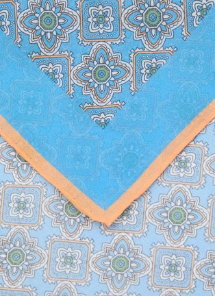 Detail View - Click To Enlarge - STEFANOBIGI MILANO - Cotton Pocket Square