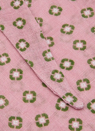 Detail View - Click To Enlarge - STEFANOBIGI MILANO - Linen Triangle Scarf