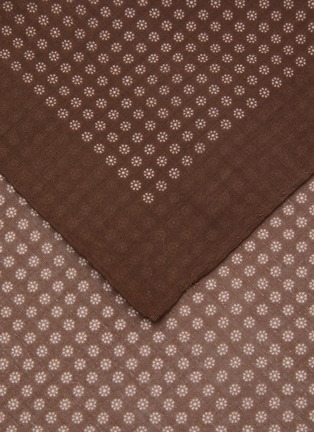 Detail View - Click To Enlarge - STEFANOBIGI MILANO - Cotton Pocket Square