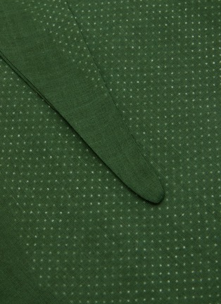 Detail View - Click To Enlarge - STEFANOBIGI MILANO - Cotton Triangle Scarf