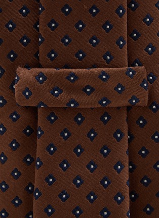 Detail View - Click To Enlarge - STEFANOBIGI MILANO - Patterned Jacquard Silk Tie
