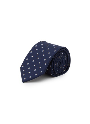 Main View - Click To Enlarge - STEFANOBIGI MILANO - Floral Printed Silk Tie