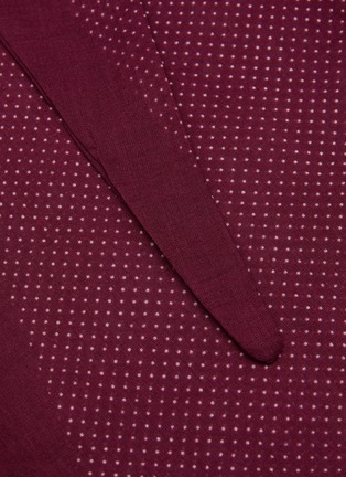 Detail View - Click To Enlarge - STEFANOBIGI MILANO - Cotton Triangle Scarf