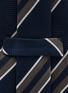 Detail View - Click To Enlarge - STEFANOBIGI MILANO - Striped Granadine Silk Tie