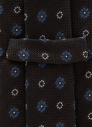 Detail View - Click To Enlarge - STEFANOBIGI MILANO - Floral Granadine Silk Tie