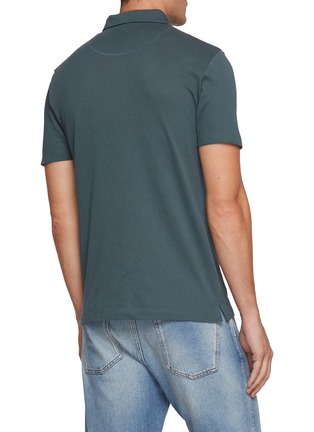 Back View - Click To Enlarge - SUNSPEL - Pocket Supima Cotton Polo Shirt