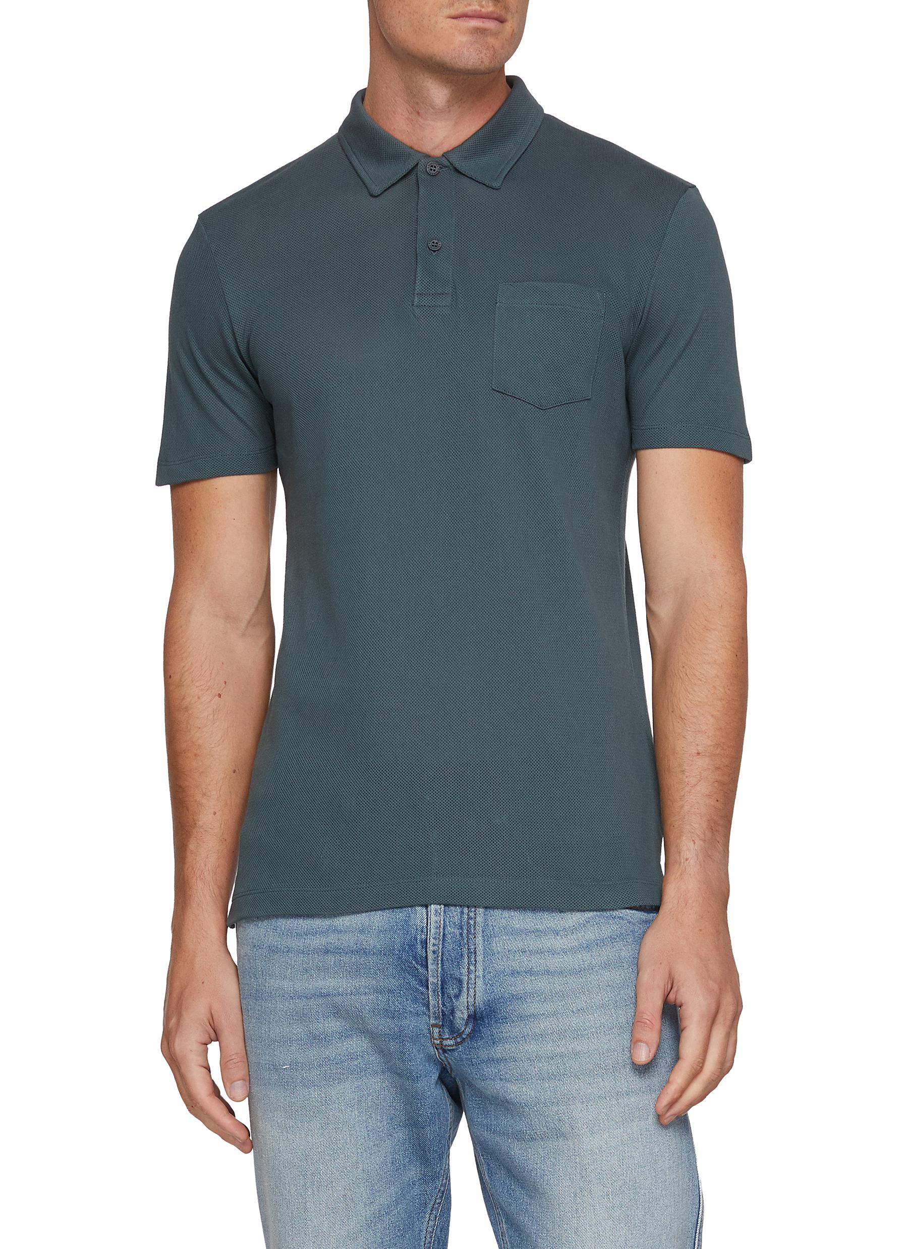 SUNSPEL | Pocket Supima Cotton Polo Shirt | Men | Lane Crawford