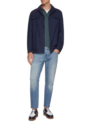 Figure View - Click To Enlarge - SUNSPEL - Pocket Supima Cotton Polo Shirt