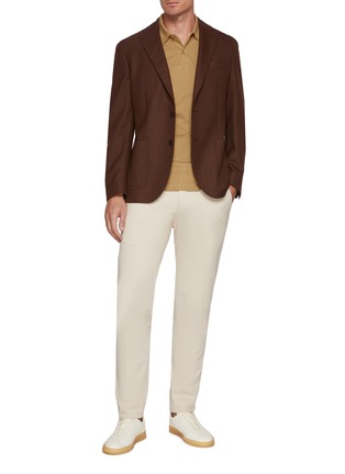 Figure View - Click To Enlarge - SUNSPEL - Pocket Supima Cotton Polo Shirt